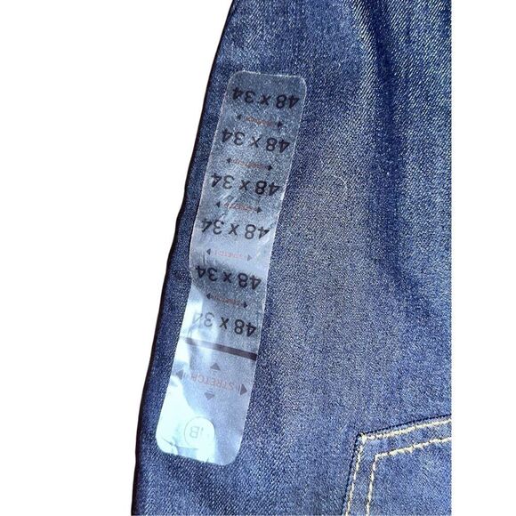 NEW WITH TAGS HB Men’s Continuous Comfort Waistband Dark Wash Denim Jeans RN#588 - Picture 5 of 11